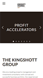 Mobile Screenshot of kingshott.com